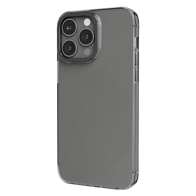 كفر ايفون لجوال ايفون 14 برو ماكس بلون شفاف ورمادي ليفيلو  Levelo Sensa Clear Back Case For iPhone 14 Pro Max Clear/Gray - SW1hZ2U6MTM5NDA5Nw==