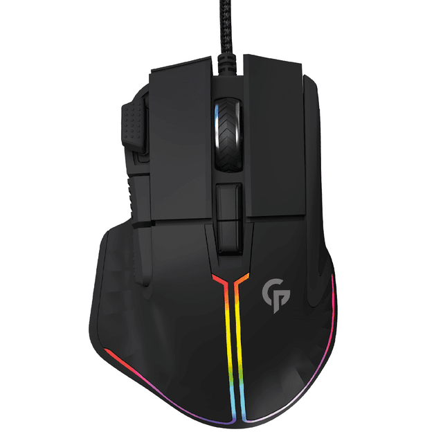 Porodo Gaming 8D Wired Mouse RGB - Black [ PDX316-BK ] - SW1hZ2U6MTM5NzA5Nw==