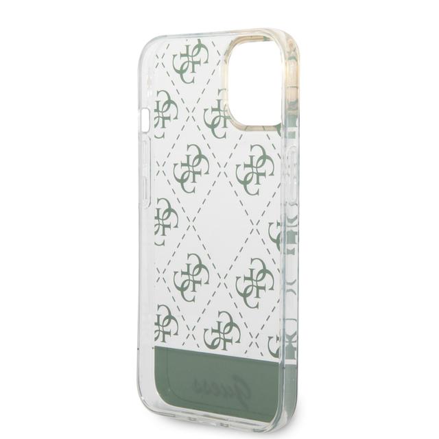 Guess 4G Electro Script Hard Case for iPhone 14 Plus (6.7") - Kaki [ GUHCP14MHG4MHA ] - SW1hZ2U6MTM4Njg4NA==