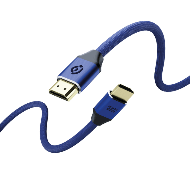 Powerology HDMI to HDMI Cable 3M - Dark Blue [ PWHDC3M-DKBU ] - SW1hZ2U6MTM5NzM2OA==