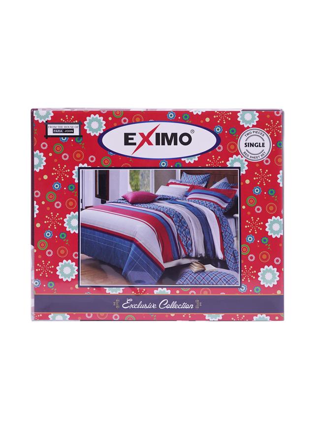 Eximo Flat Bedsheet - Micro Polyester Fiber Soft And Comfortable Sheet - Machine Washable Breathable Fabric- Elastic Corners - Easy Care Polyester Fabric - Wrinkle And Fade Resistant - (130x225 Cm) - SW1hZ2U6MTQwMTY3Mw==