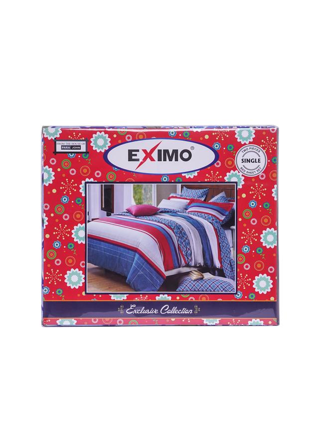 Eximo Flat Bedsheet - Micro Polyester Fiber Soft And Comfortable Sheet - Machine Washable Breathable Fabric- Elastic Corners - Easy Care Polyester Fabric - Wrinkle And Fade Resistant - (130x225 Cm) - SW1hZ2U6MTQwMTY1MQ==