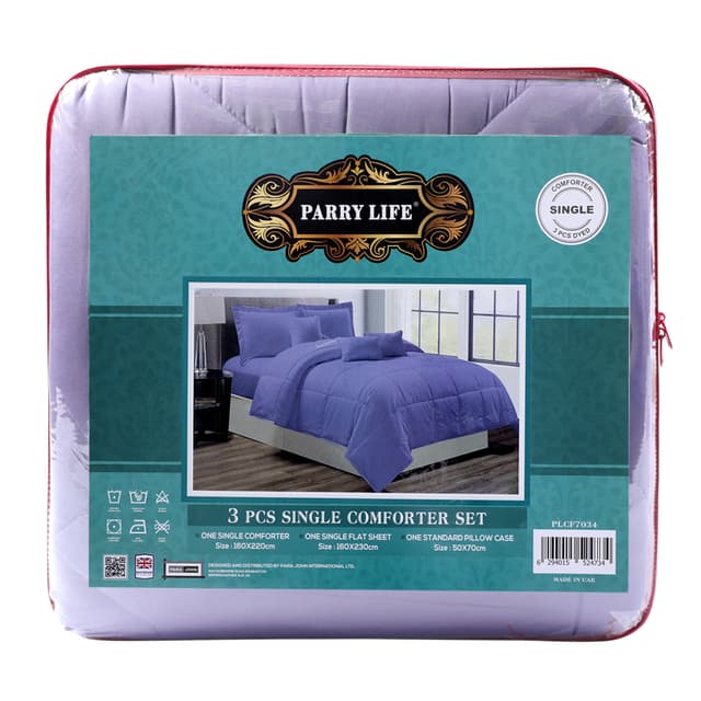 Parry Life Parrylife 3 Pcs Soft / Fluffy Comfortable Bed Comforter Set, Microfiber - SW1hZ2U6MTQwMjY1NA==