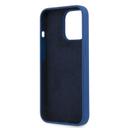 BMW Liquid Silicone Hard Metal Logo For iPhone 13 Pro (6.1") - Blue [ BMHCP13LMSILNA ] - SW1hZ2U6MTM2NDkzMg==