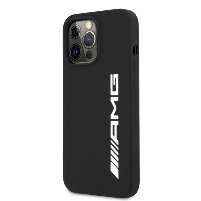 كفر ايفون 13 برو سيليكون مرسيدس اي ام جي أسود وأبيض AMG Liquid Silicone Case For iPhone 13 Pro - SW1hZ2U6MTM2MzUyNw==