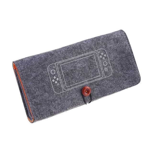 حقيبة نينتندو سويتش اهاستايل رمادي غامق  AhaStyle Nintendo Switch Felt Bag - 687685