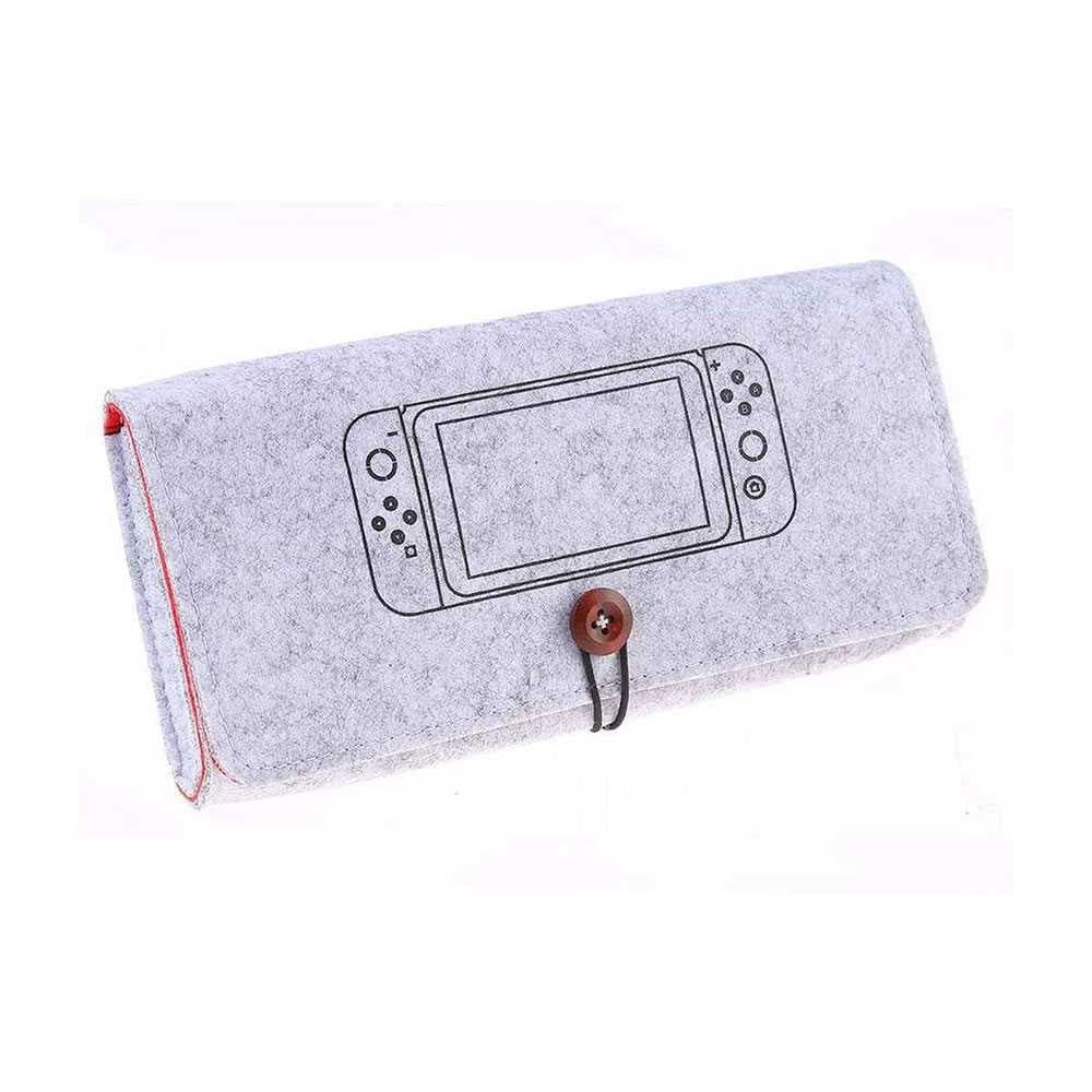 AhaStyle Nintendo Switch Felt Bag - Light Gray [ WG07_LGGY ]