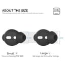 غطاء سماعات أذن ايربودز اهاستايل مقاس كبير عدد 3 زهري AhaStyle Silicone Cover for Airpods