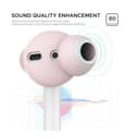 غطاء سماعات أذن ايربودز اهاستايل مقاس كبير عدد 3 زهري AhaStyle Silicone Cover for Airpods