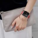 AhaStyle Rugged Design Premium Silicone Apple Watch Band 44mm - Dark Red [ WA02_44RD ]