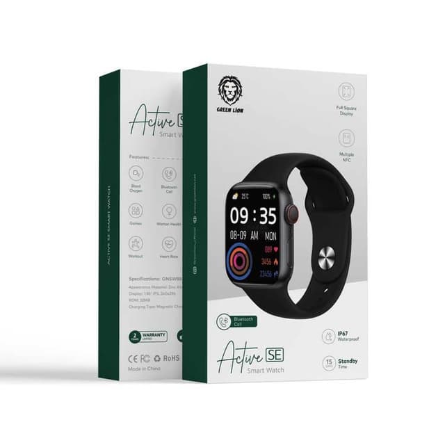 ساعه شبيه ابل ذكية جرين اس اي 1.96 بوصة Green Lion Active SE Smart Watch