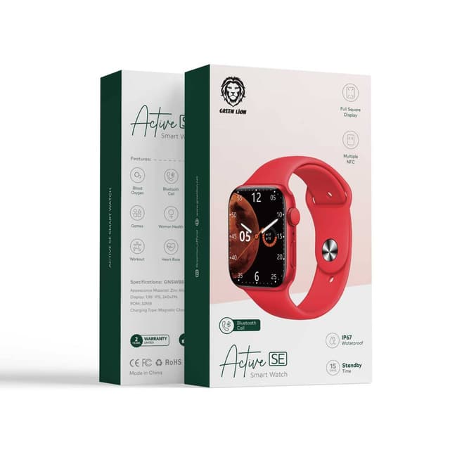 ساعه شبيه ابل ذكية جرين اس اي 1.96 بوصة Green Lion Active SE Smart Watch