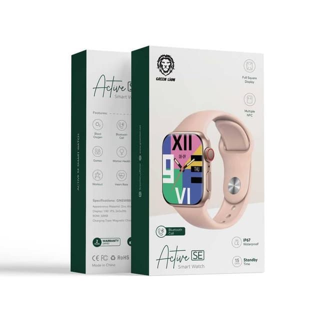 ساعه شبيه ابل ذكية جرين اس اي 1.96 بوصة Green Lion Active SE Smart Watch