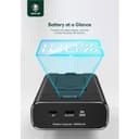 باور بانك شاحن متنقل جرين 10000 مللي أمبير مع ستاند جوال مدمج Green Lion Power Bank and Foldable Mobile Stand