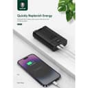 باور بانك شاحن متنقل جرين 10000 مللي أمبير مع ستاند جوال مدمج Green Lion Power Bank and Foldable Mobile Stand