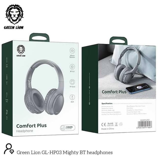 سماعة بلوتوث جرين كومفورت بلس Green Lion Comfort Plus Headphones
