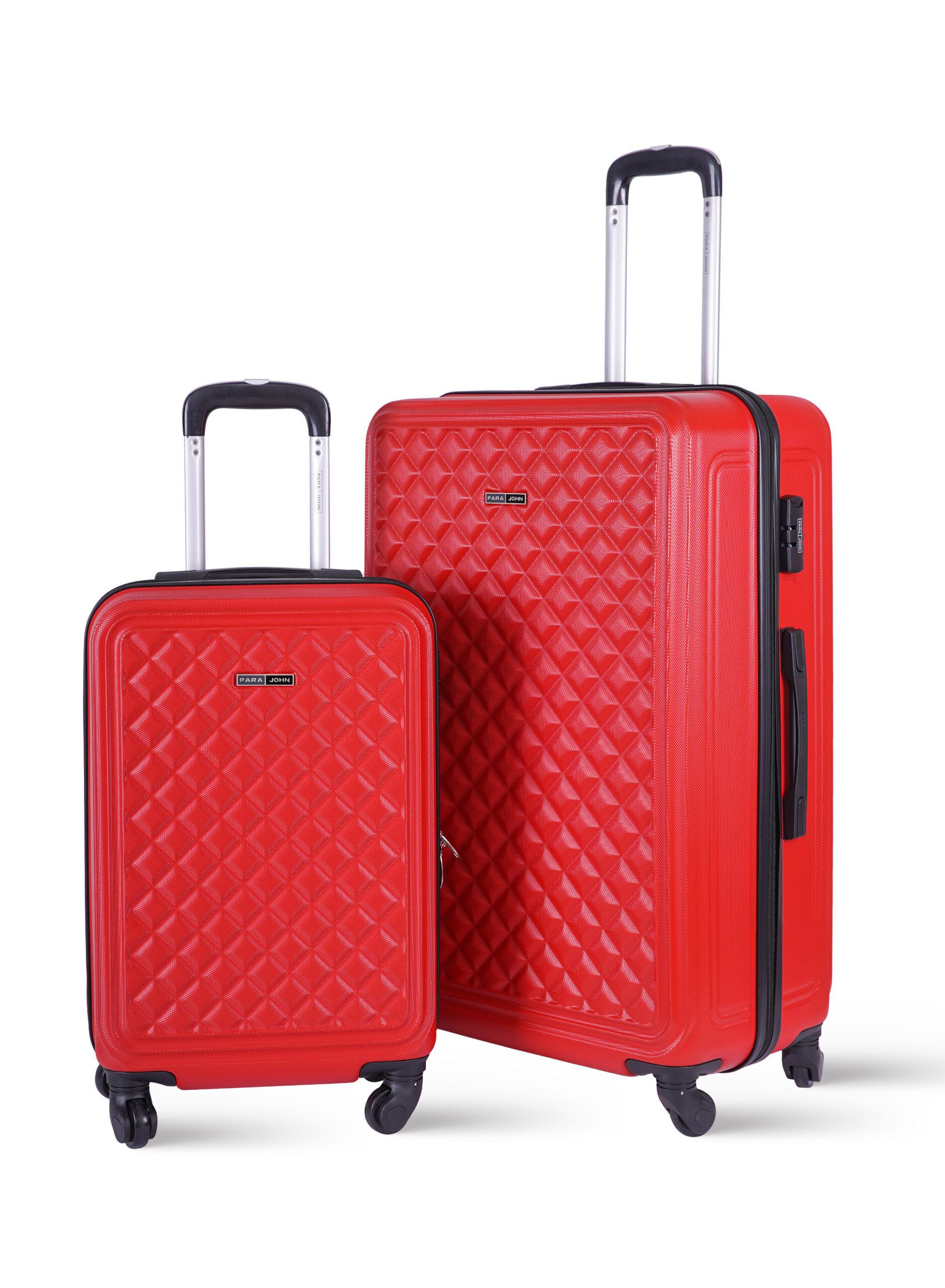 Para John 2-Pieces Hardside Travel Trolley Luggage Setred 20/28