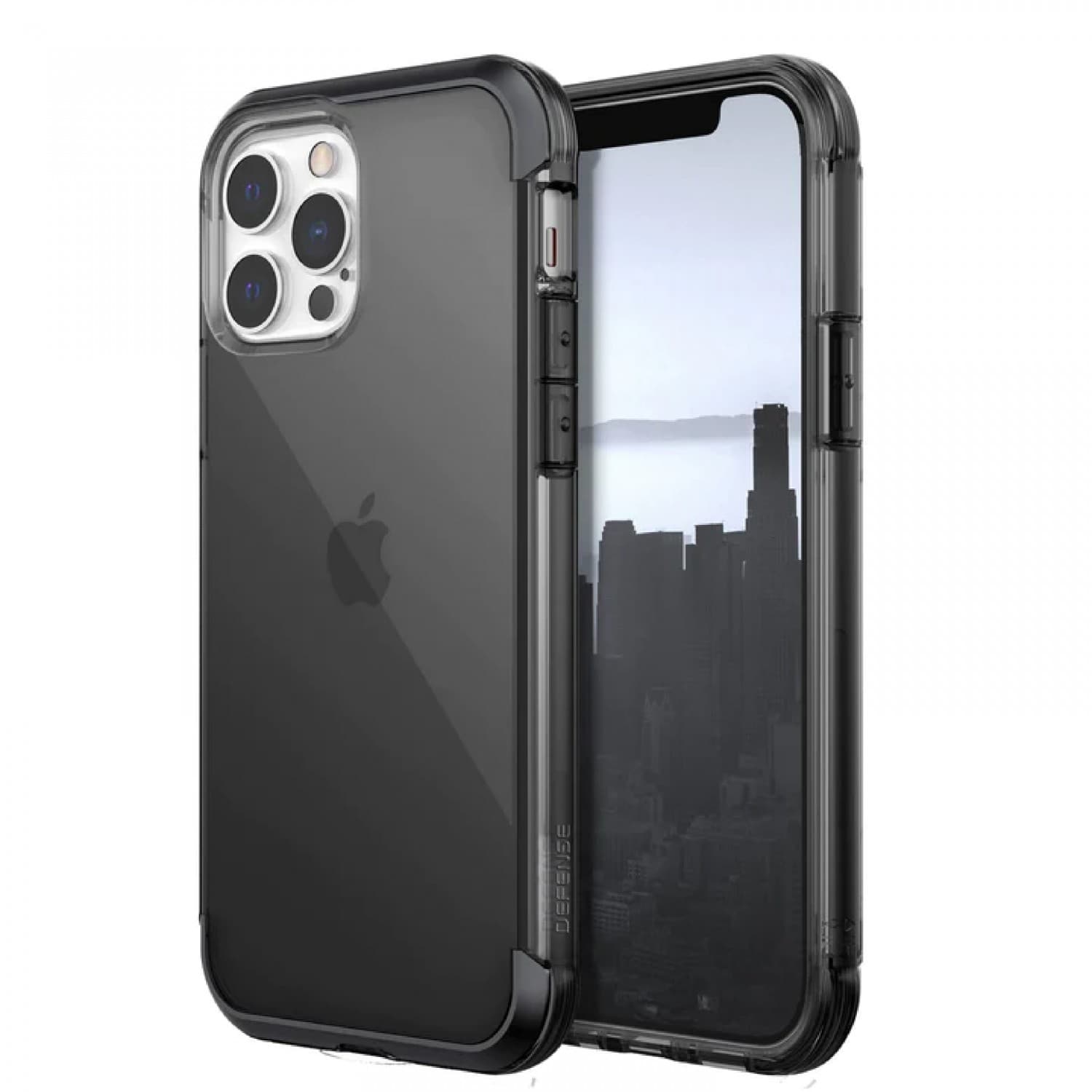 كفر جوال ايفون 14 برو ماكس لون رمادي غامق من اكس دوريا رابتيك X Doria Raptic Air Case for iPhone 14 Pro Max