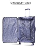طقم شنط سفر قماش 20/24/28 انش بارا جون 3 قطع اسود PARA JOHN 3  Piece Softside Luggage Trolley Set