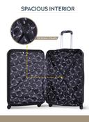 Para John 3-Piece Hard Side Abs Luggage Trolley Set 20/24/28 Inch Gold - SW1hZ2U6MTQwMjg1OA==