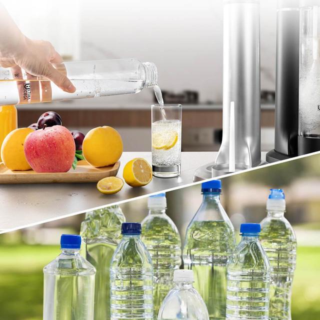 مكينة صنع المياه الغازية والصودا ألتيما كوزا بريستو فريزانت 1 لتر Ultima Cosa Presto Frizzante Soda Maker