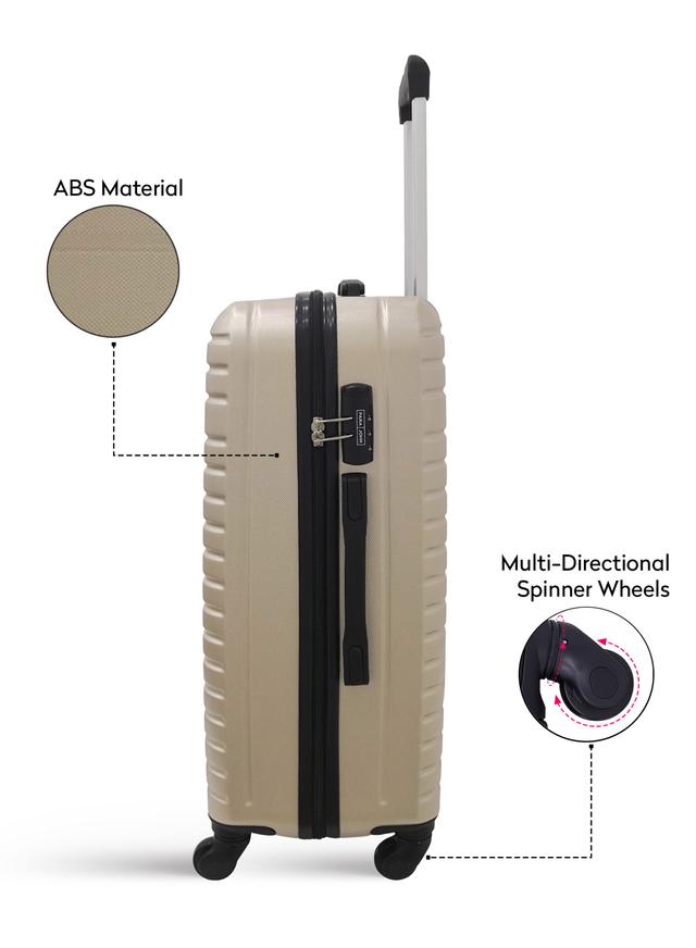 طقم شنط سفر 20/24/28 انش صلبة بارا جون 3 قطع أقواس ذهبي PARA JOHN Hard Side ABS Luggage Trolley - SW1hZ2U6MTQwMjg1NA==