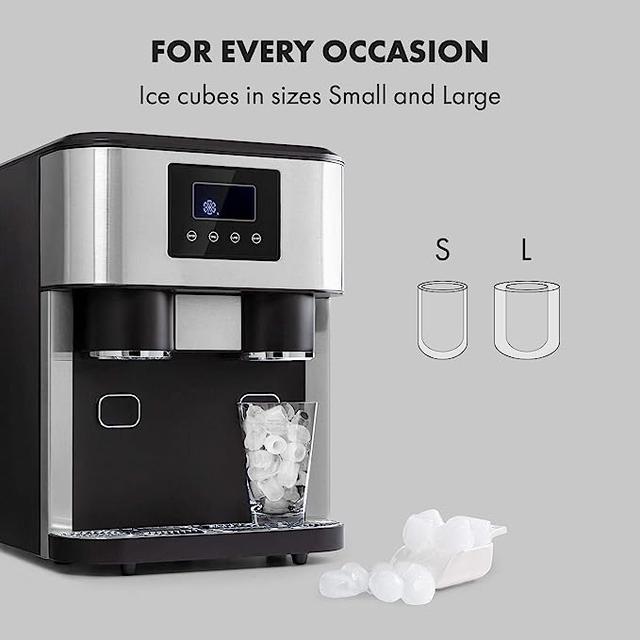 صانعة الثلج المجروش والمكعبات 1.8 لتر Multifunctional Ice Maker And Water Dispenser