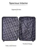 Para John 2-Pieces Hardside Travel Trolley Luggage Set Beige 20/28