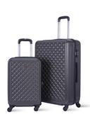 طقم شنط سفر 20/28 انش صلبة بارا جون قطعتين أسود PARA JOHN Hardside Travel Trolley Luggage Set - SW1hZ2U6MTQwMTUyNA==