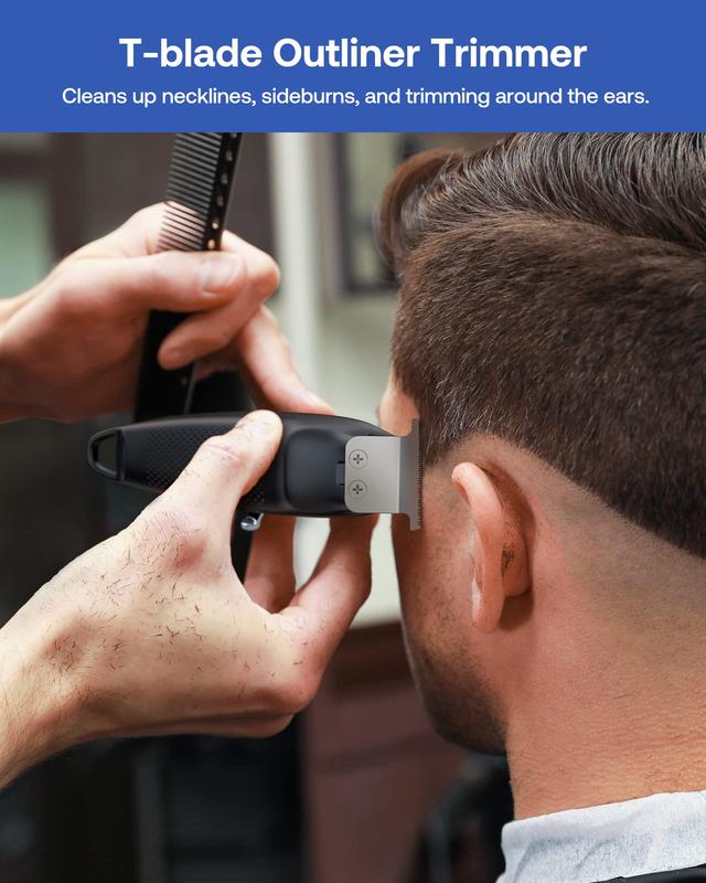 مجموعة حلاقة جلاكر 2 ماكينة حلاقة شعر الرأس واللحية مع رؤوس متعددة Glaker K11S+I11 Hair Clipper Set - SW1hZ2U6MTQxMzQ3MA==