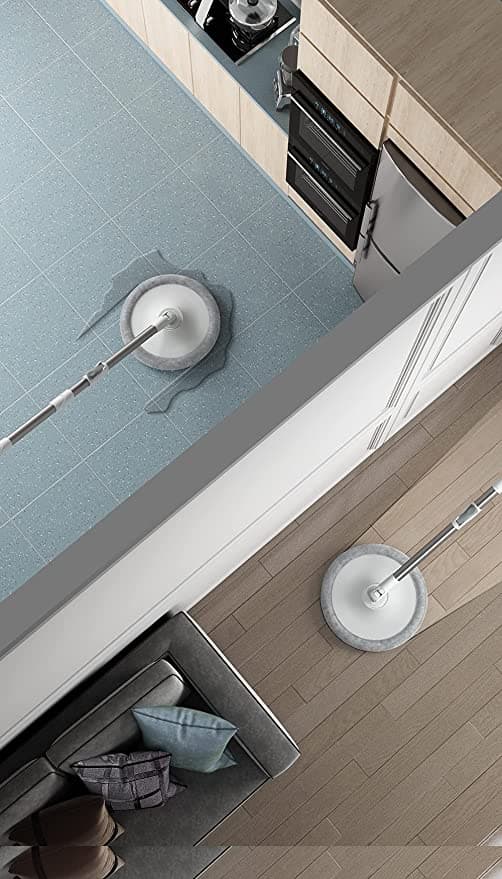 ممسحة سيراميك دوارة مع سطل 2.5 لتر Clean Water Spin Mop