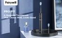 فرشاة اسنان كهربائية مقاومة للماء فيري ويل 8 رؤوس Fairywill P11 Ultrasonic Electric Toothbrush