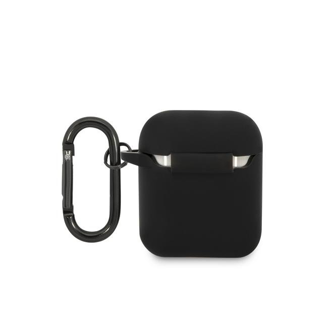 جراب سماعات ابل ايربودز 1/2 سيليكون مرسيدس اي ام جي أسود AMG Liquid Silicone Case For Airpods 1/2