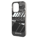 AMG Frosted PC Case With Expressive Graphic Design For iPhone 14 Pro - Grey [ AMHCP14L2DFDA ]