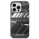 AMG Frosted PC Case With Expressive Graphic Design For iPhone 14 Pro - Grey [ AMHCP14L2DFDA ]