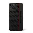 AMG Liquid Silicone Case With Carbon Pattern For iPhone 14 Plus - Black [ AMHCP14M2SPCK ] - 273847