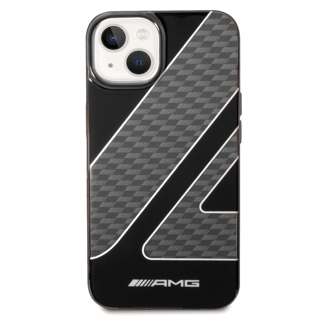 كفر ايفون 14 كريستال مرسيدس اي ام جي أسود ورمادي AMG Double Layer Case For iPhone 14 - SW1hZ2U6MTM2MzYxMg==