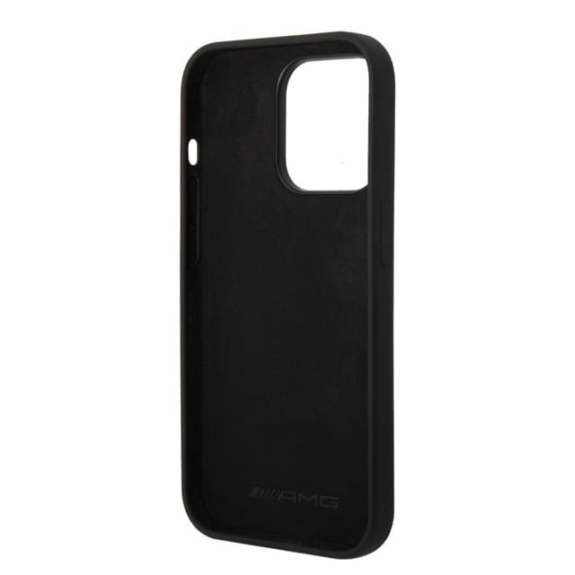 كفر ايفون 14 برو max سيليكون مرسيدس اي ام جي أسود ورمادي AMG Liquid Silicone Case For iPhone 14 Pro Max - 273819