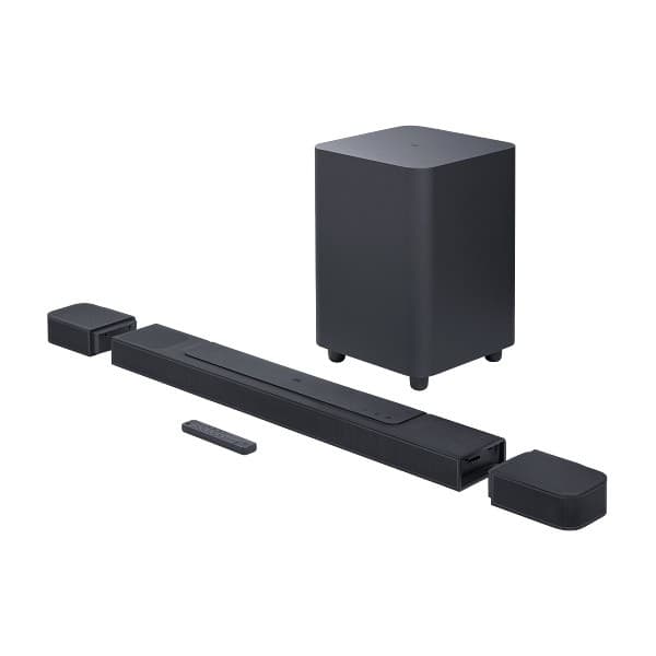 سبيكر صوت ساوند بار 880 واط جي بي ال JBL BAR1000 7.1 Channel Soundbar With Detachable Surround Speaker - 688716