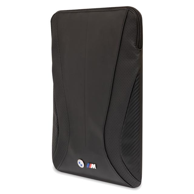 BMW PU Leather 14" Sleeve With Carbon Edges And Perforated Curves - Black [ BMCS14SPCTFK ] - SW1hZ2U6MTM2Njg2NA==