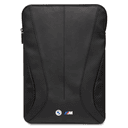 BMW PU Leather 14" Sleeve With Carbon Edges And Perforated Curves - Black [ BMCS14SPCTFK ] - SW1hZ2U6MTM2Njg3MA==