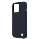 BMW Liquid Silicone Hard Case Metal Logo For iPhone 13 Pro (6.1") - Blue [ BMHCP13LSILNA ] - SW1hZ2U6MTM2NDc3NQ==