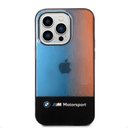 BMW Motorsport Collection PC/TPU IML Case With Printed Middle Tricolor Fading Stripe For iPhone 14 Pro - Black [ BMHCP14L22HMGK ] - SW1hZ2U6MTM2NTY3Nw==