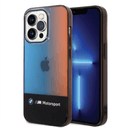 BMW Motorsport Collection PC/TPU IML Case With Printed Middle Tricolor Fading Stripe For iPhone 14 Pro - Black [ BMHCP14L22HMGK ] - SW1hZ2U6MTM2NTY4Mw==