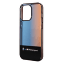 BMW Motorsport Collection PC/TPU IML Case With Printed Middle Tricolor Fading Stripe For iPhone 14 Pro - Black [ BMHCP14L22HMGK ] - SW1hZ2U6MTM2NTY4NQ==