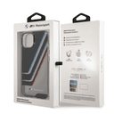 BMW Motorsport Collection PC/TPU IML Printed Tricolor Stripes, Translucent Zones & Printed Logo For iPhone 14 Plus - Black [ BMHCP14M22HDTK ] - SW1hZ2U6MTM2NjY1NQ==