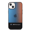 BMW Motorsport Collection PC/TPU IML Case With Printed Middle Tricolor Fading Stripe For iPhone 14 Plus - Black [ BMHCP14M22HMGK ] - SW1hZ2U6MTM2NjYxOQ==