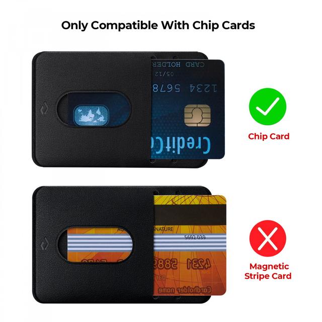 Pitaka MagEZ Card Sleeve 3.0 With MagSafe - Black [ CS3001 ]