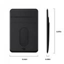 Pitaka MagEZ Card Sleeve 3.0 With MagSafe - Black [ CS3001 ]