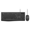 ماوس وكيبورد عربي انجليزي 2400 دي بي اي ErgoComfort Wired Keyboard with Media Keys and 2400 DPI Mouse - SW1hZ2U6MTM2MDE3Mg==